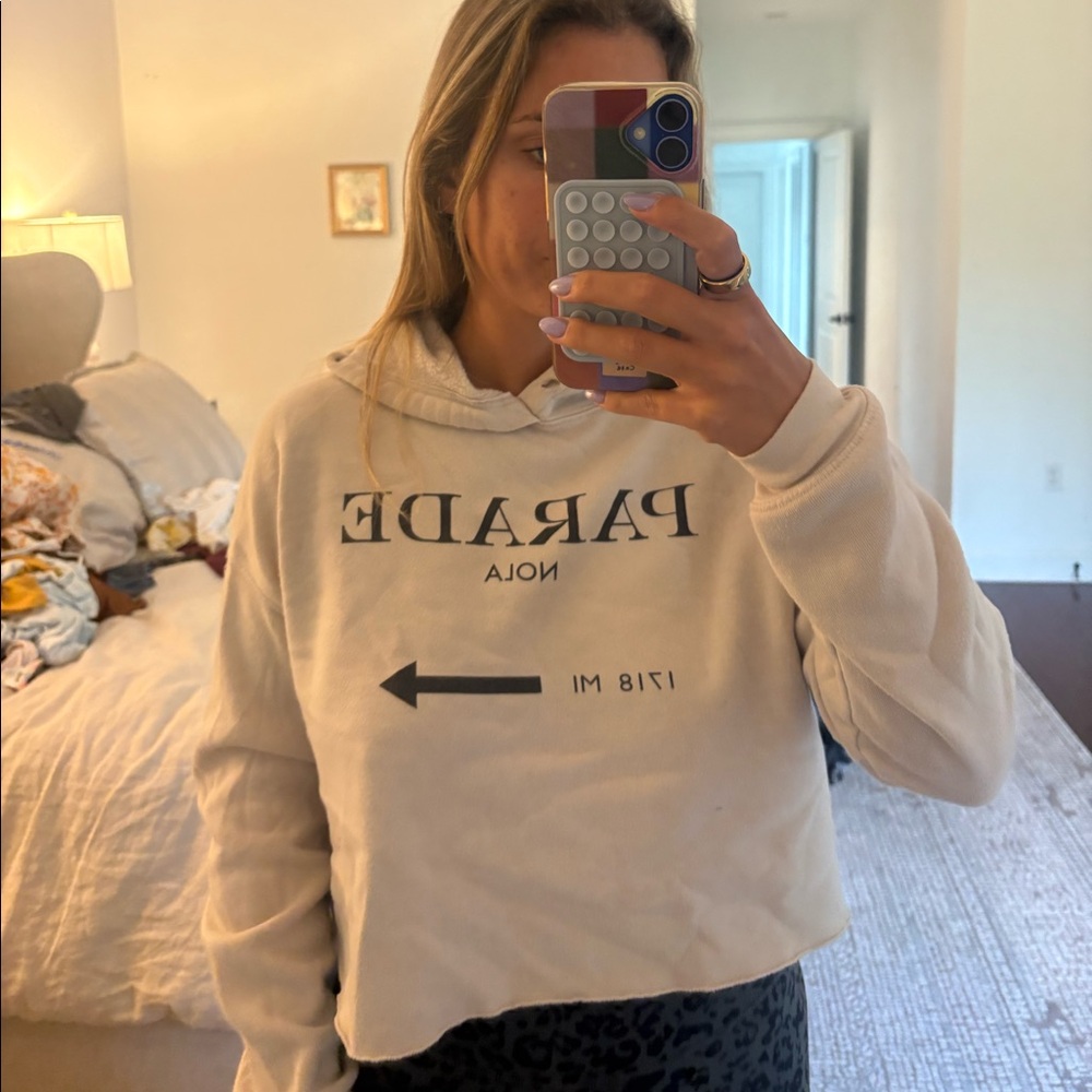 Cropped sweatshirt